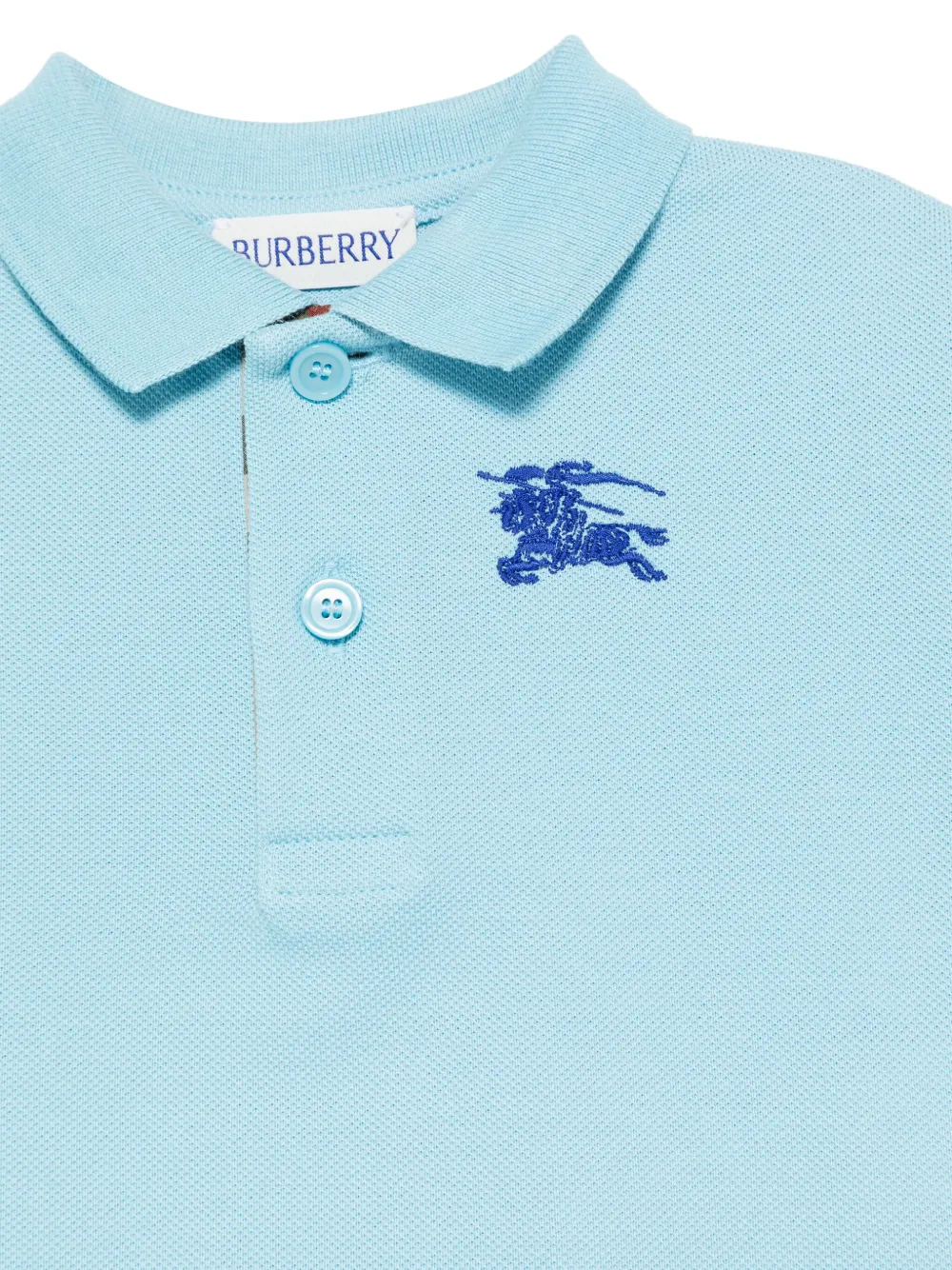 Burberry Kids Johane poloshirt Blauw