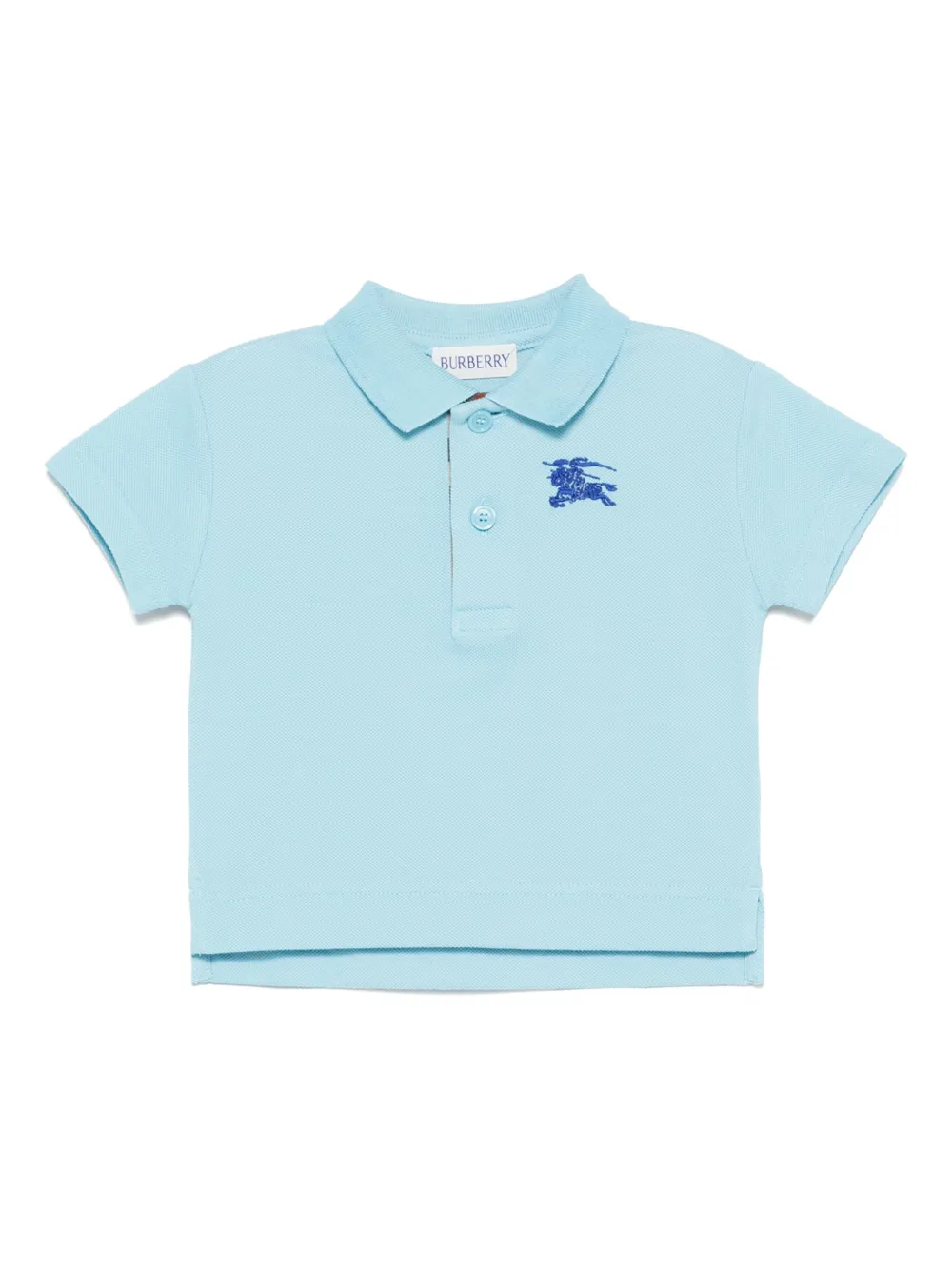 Burberry Kids Johane poloshirt Blauw