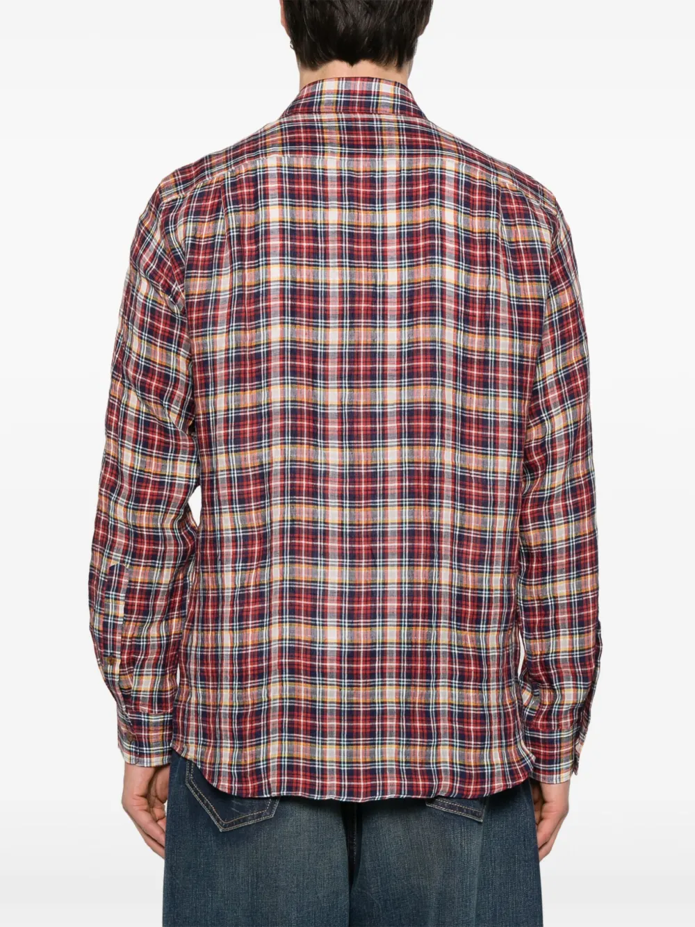 Vivienne Westwood 2 Button Krall overhemd Blauw