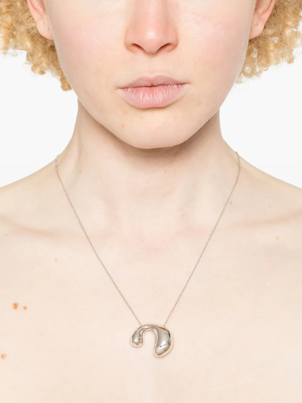 Maria Black Dolphin necklace - Zilver