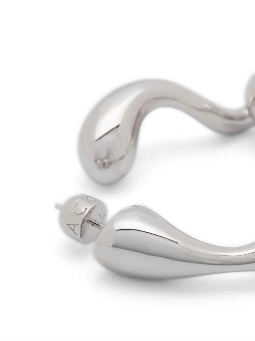Maria Black Large Splash Single Earring In Silber