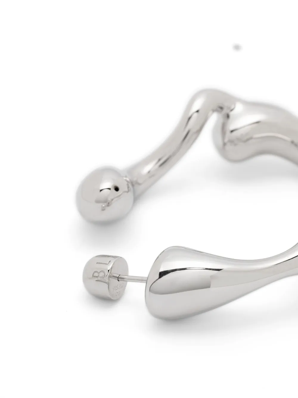 Maria Black Large Splash Single Earring In Silber