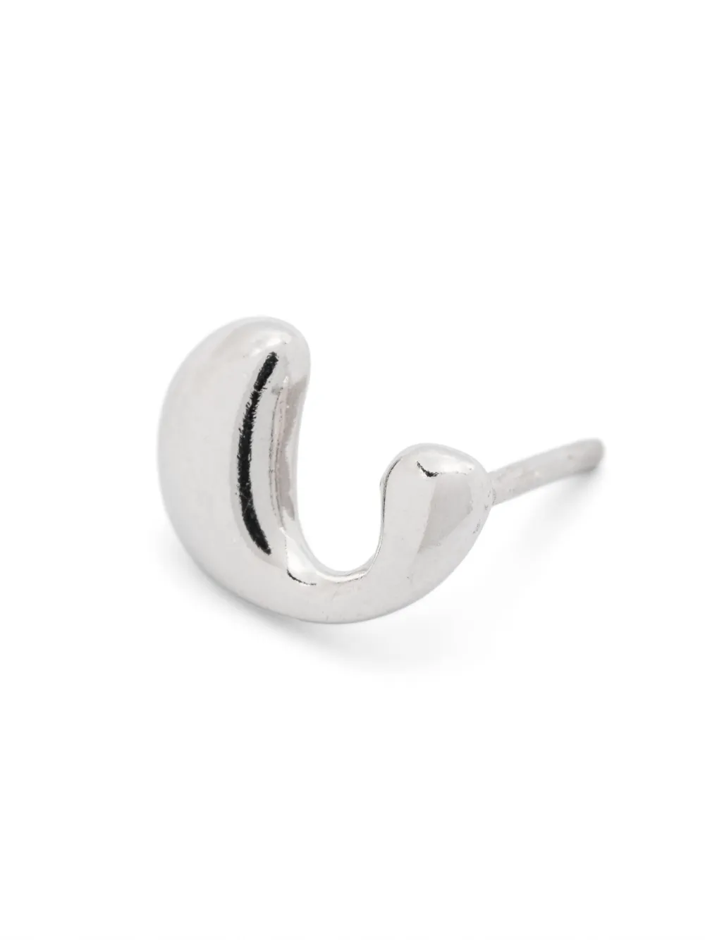 Maria Black Dolphin Splash Earring In Silver