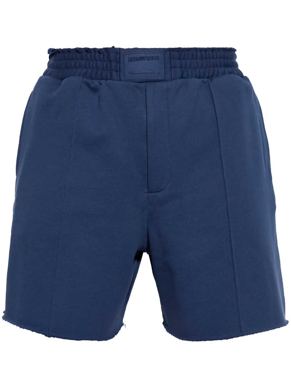 Helmut Lang Shorts met logo-reliëf Blauw