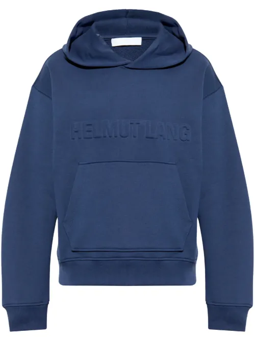 Hoodie à logo embossé - Helmut Lang - Modalova