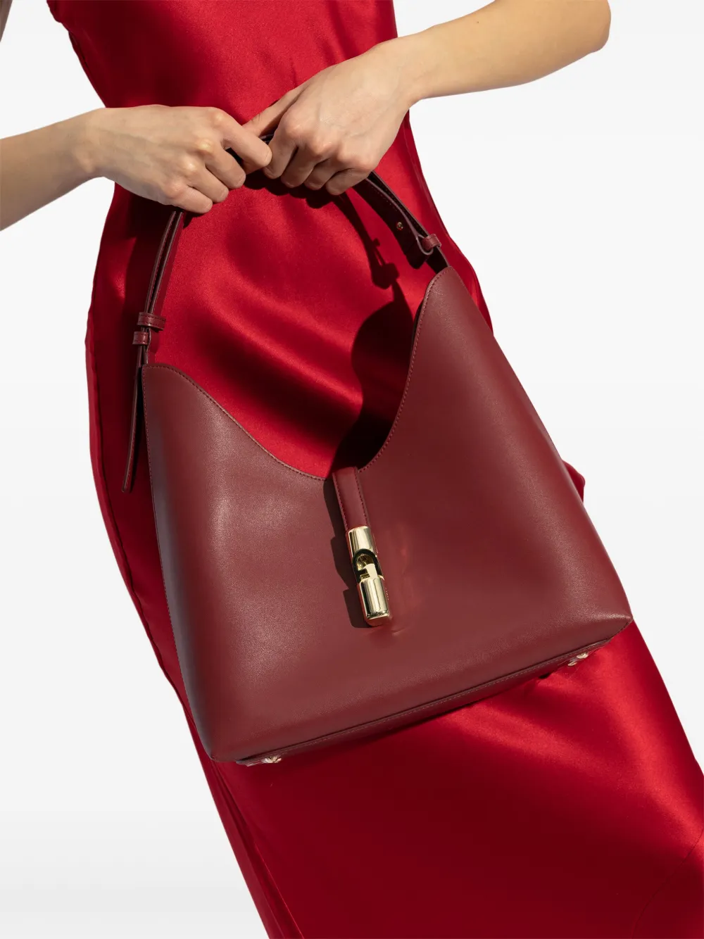 Furla medium Goccia shoulder bag - Rood