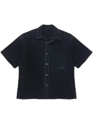 新品 WOOYOUNGMI ウーヨンミ フランネルシャツ 黄×黒
