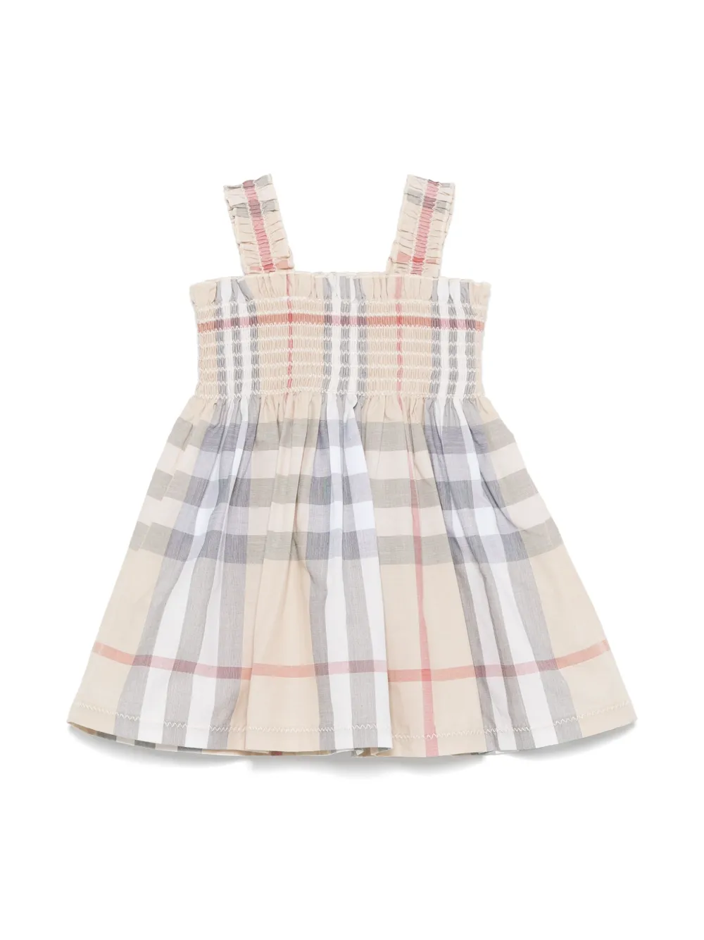 Burberry Kids Tegan jurk - Bruin