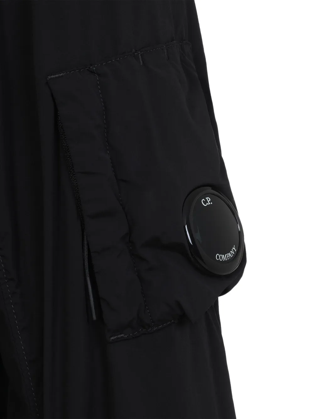 C.P. Company Bomberjack met lens-detail Zwart