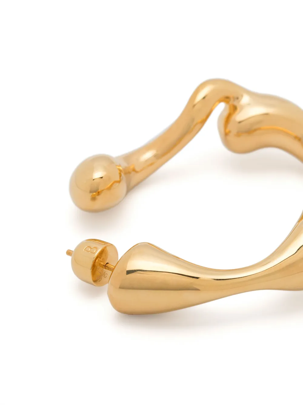 Maria Black Large Splash Single Earring In Gold