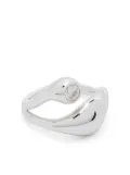 Maria Black Mermaid ring - Silver