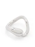 Maria Black Splash ring - Silver