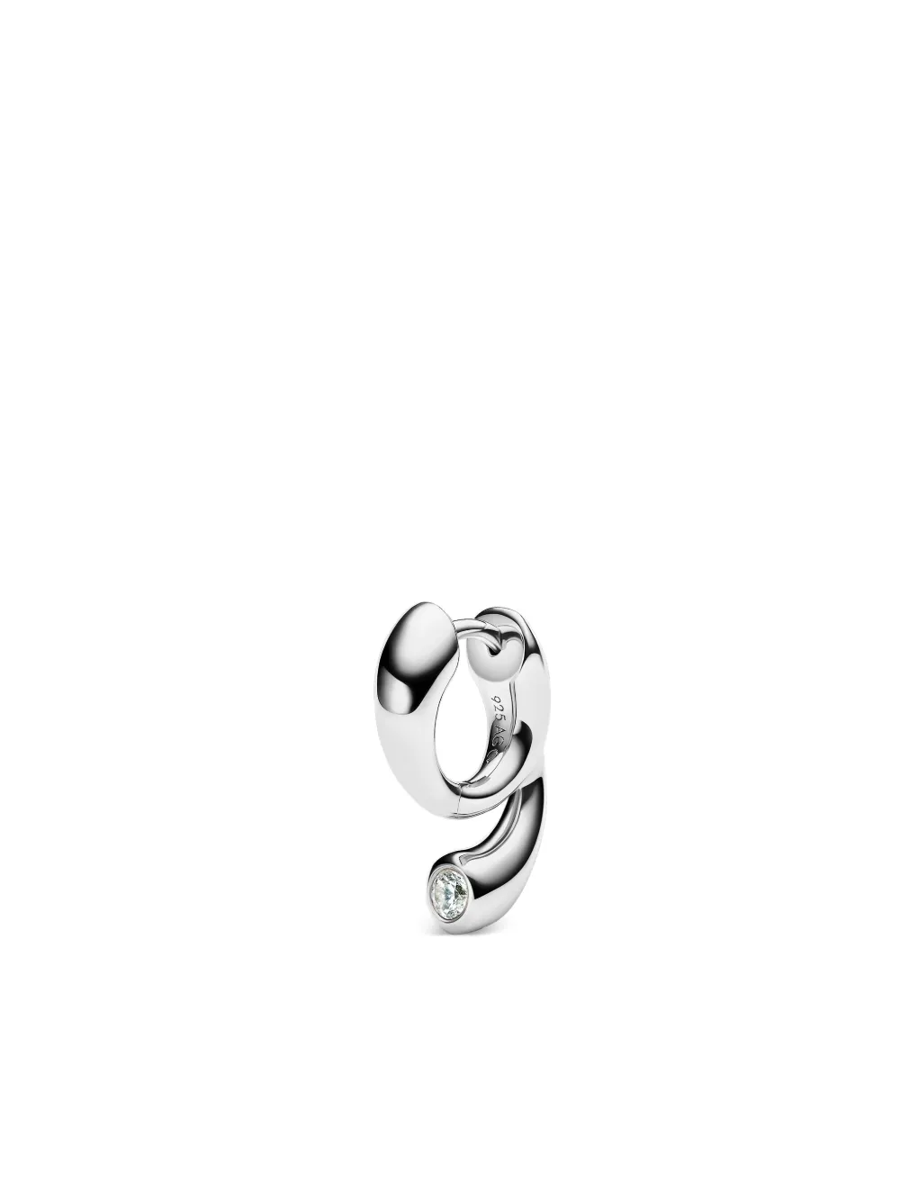 Maria Black Mermaid Pool earring - シルバートーン Maria Black Mermaid Pool earring - シルバートーン
