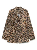 TOM FORD leopard-print shirt - Brown