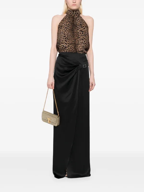 TOM FORD leopard-print Tank Top | Brown | FARFETCH RO