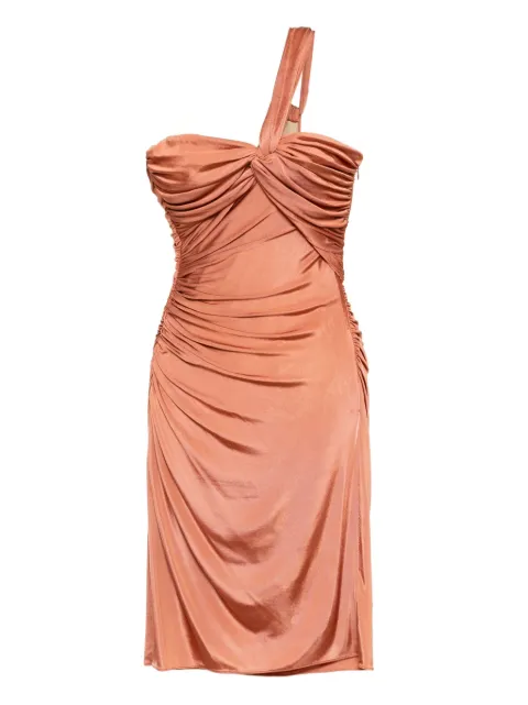 TOM FORD one-shoulder twist-front cocktail dress