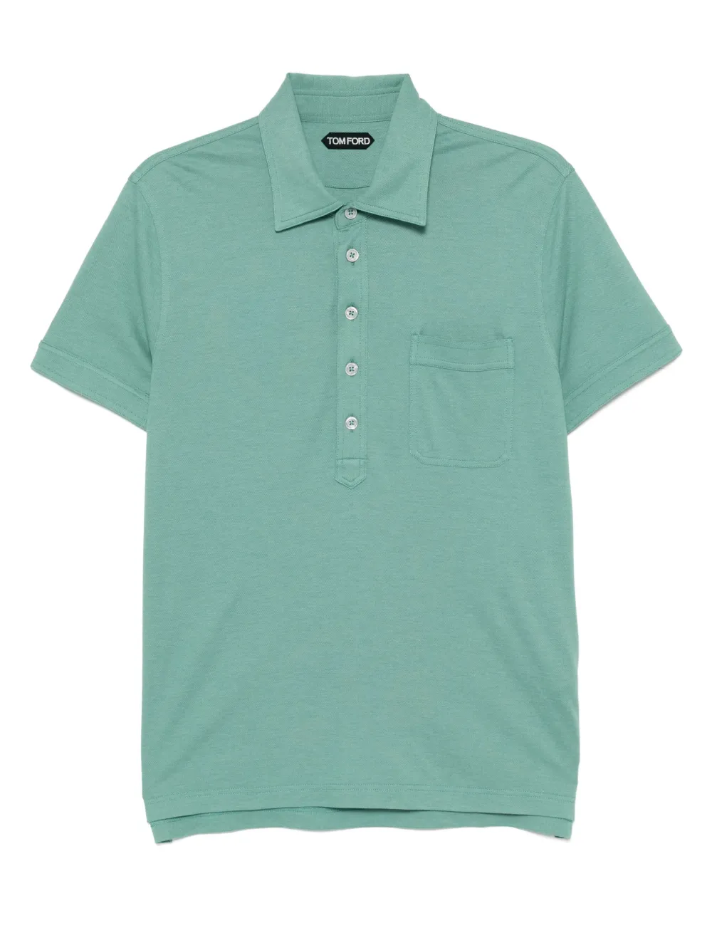 TOM FORD Poloshirt met korte mouwen Groen