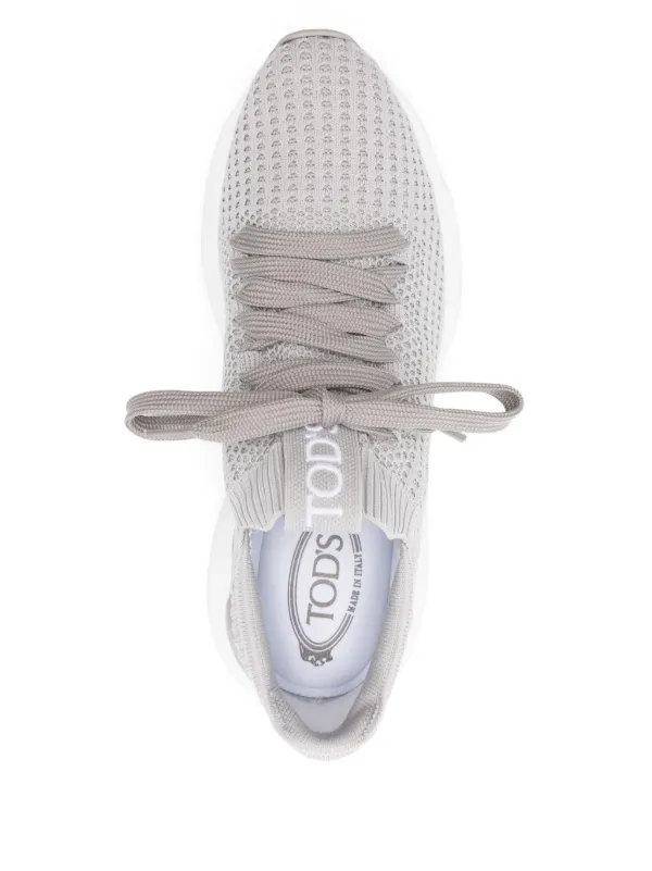 Tod's Knitted Sneakers | Grey | FARFETCH