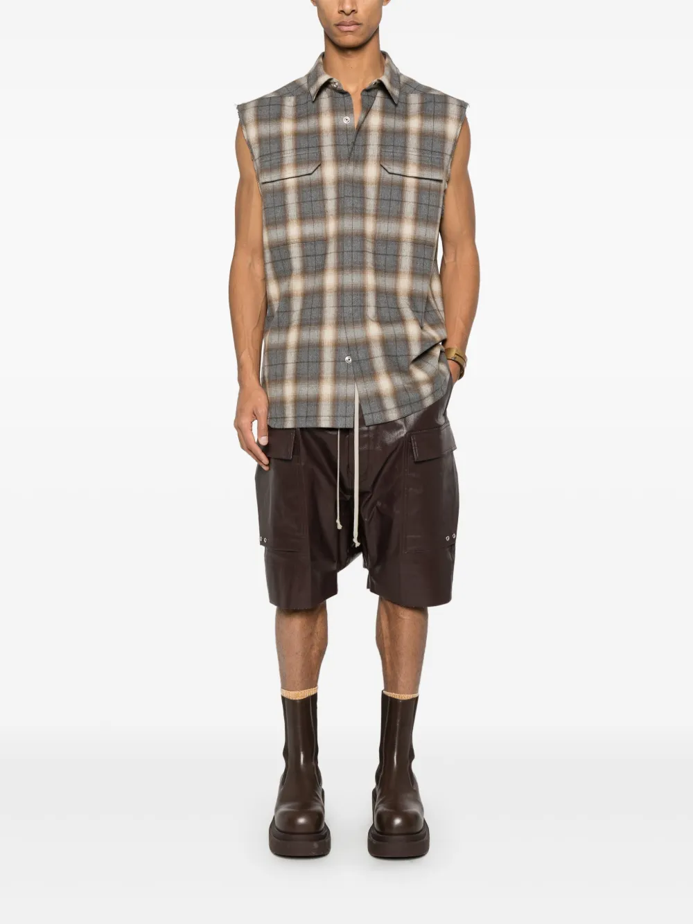 Rick Owens Porterville Creatch shorts - Rood