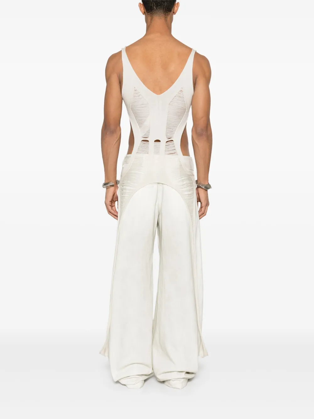 Rick Owens Bodysuit gebreide tanktop Beige