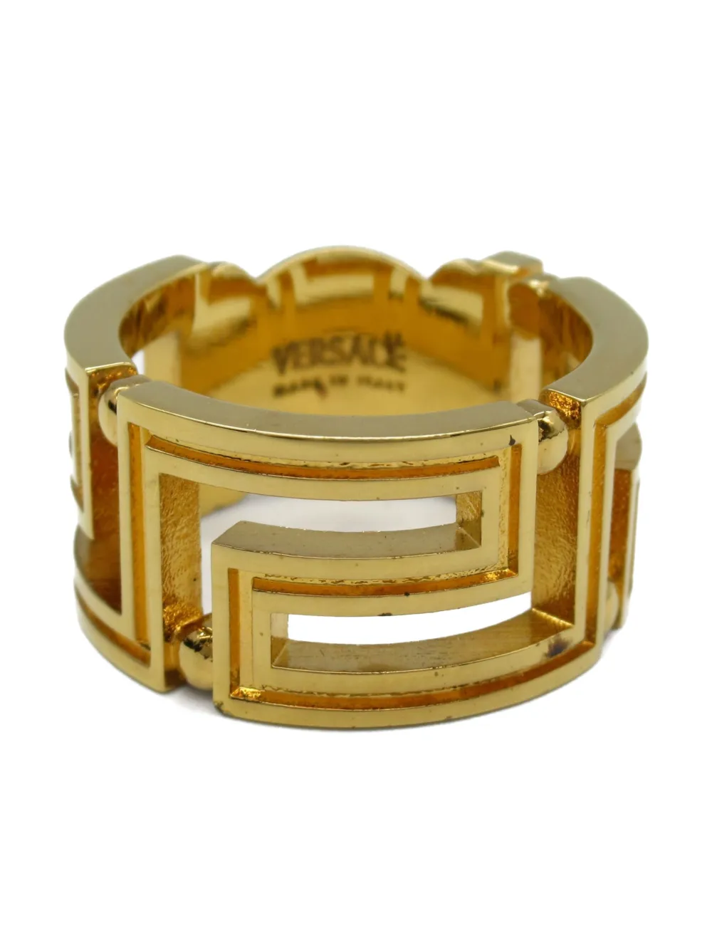 Versace Pre-Owned 2010s Medusa Greca ring - Goud