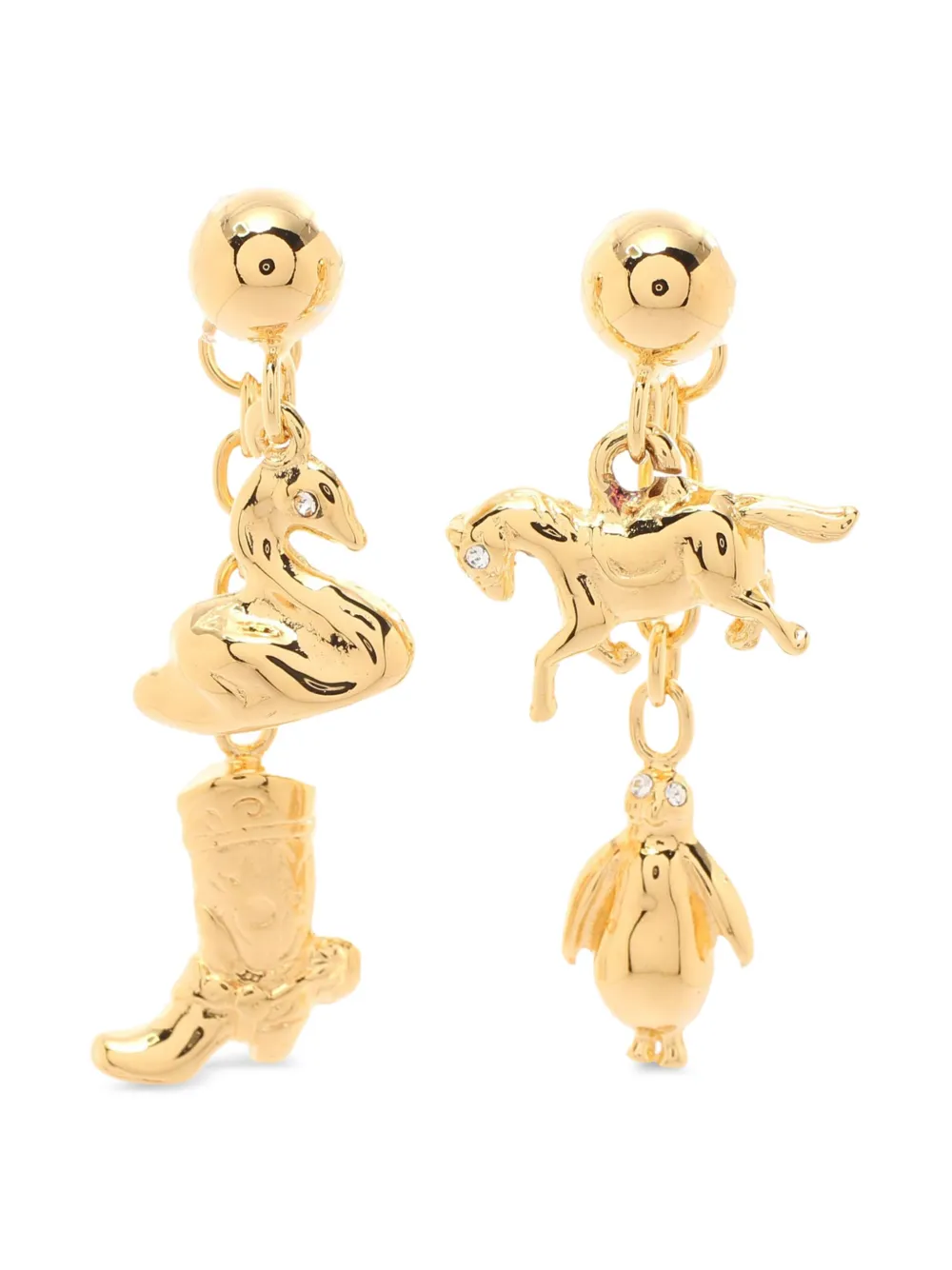 2020s charm clip-on earrings