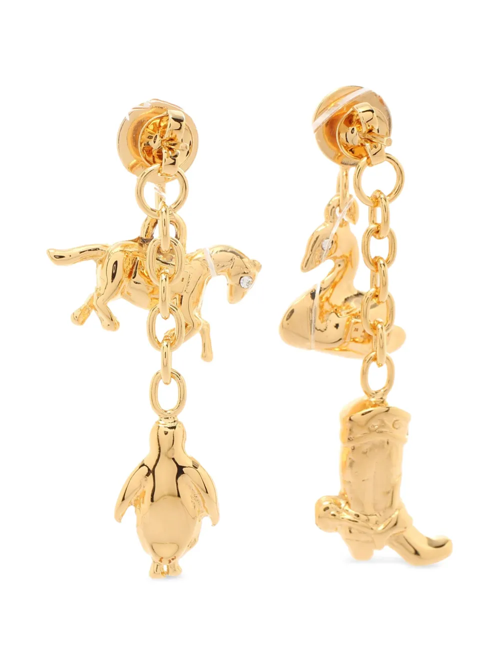 Marni Pre-Owned 2020s charm clip-on earrings - Goud