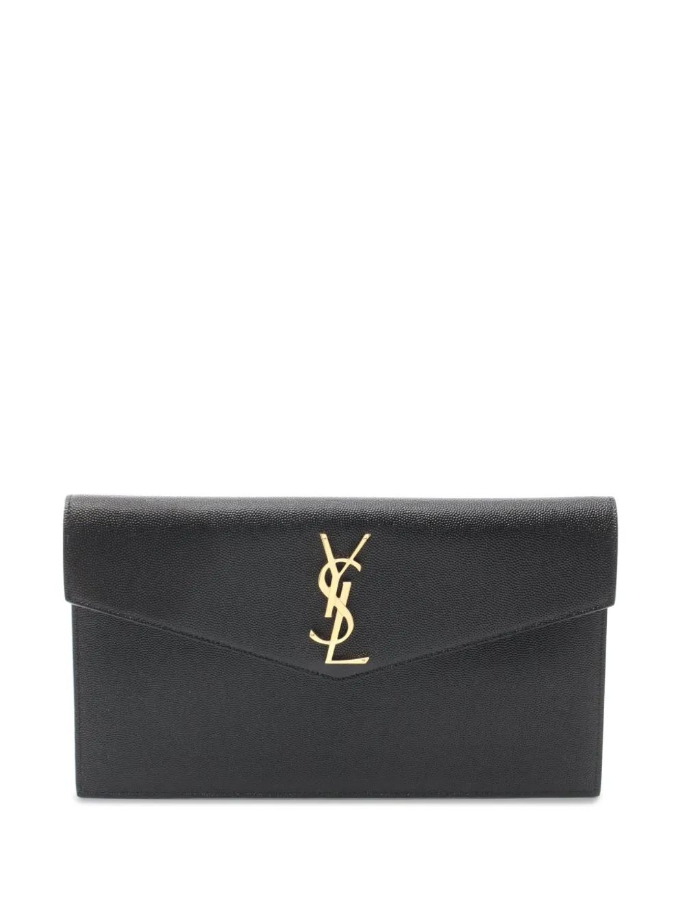 2020s logo-plaque clutch bag