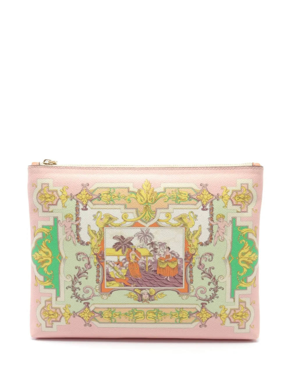 2020s printed clutch bag