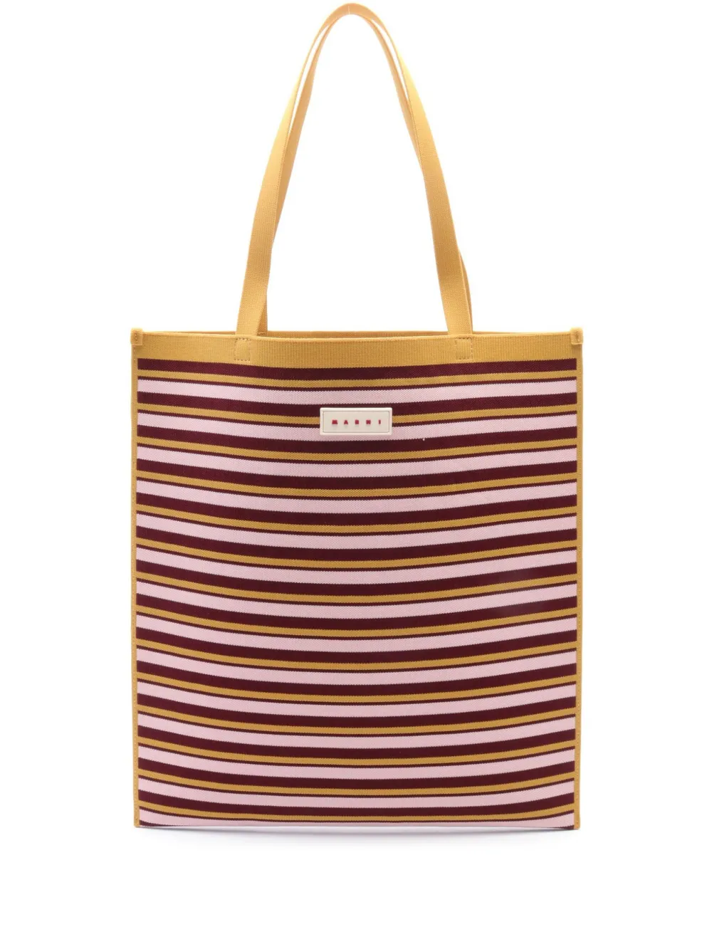 2020s striped tote bag