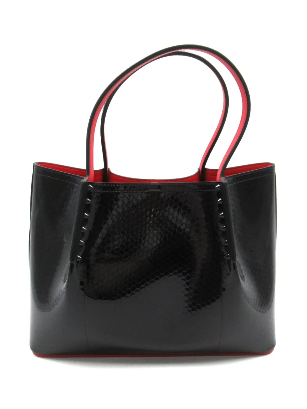 Christian Louboutin Pre-Owned 2020s leather tote bag - Zwart