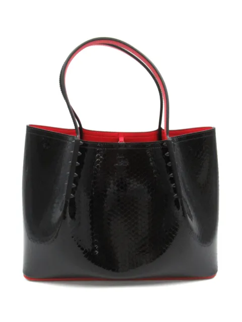 Christian Louboutin Pre-Owned tote de piel con asa 2020