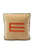 Etro Pre-Owned 2020s logo-embroidered cushion - Neutrals