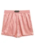 TOM FORD logo-patch shorts - Pink