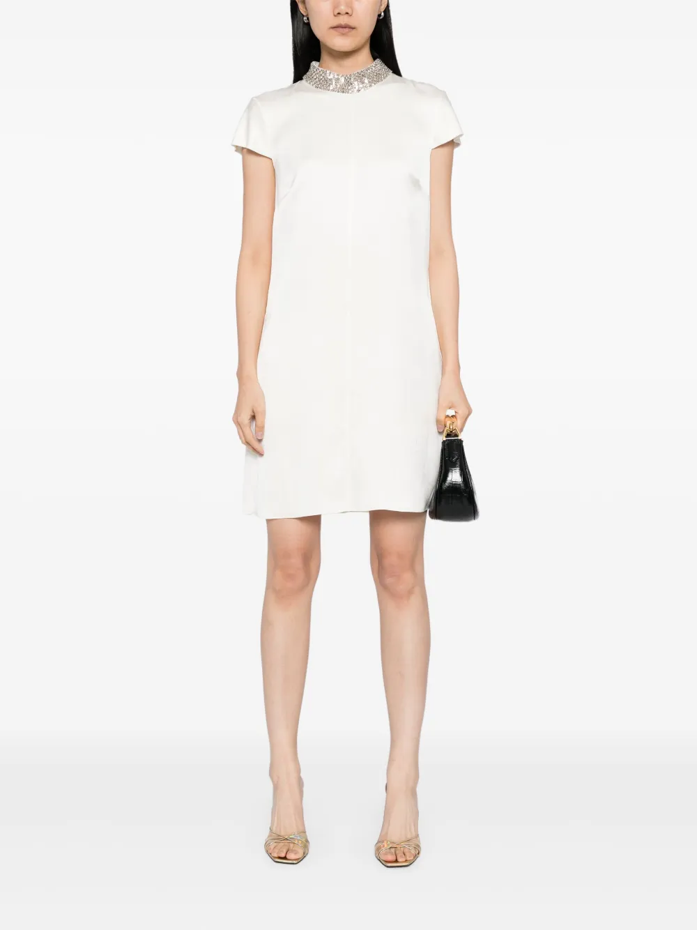 TOM FORD Mini-jurk met korte mouwen - Beige