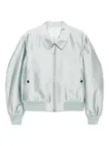 TOM FORD zip-up bomber jacket - Blue
