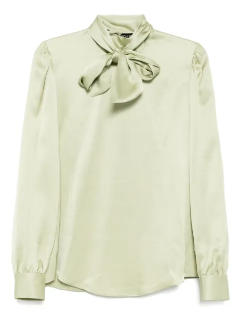 TOM FORD satin bow-detail blouse