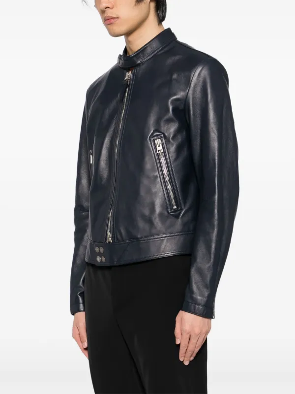 TOM FORD Cafe Racer Jacket | Blue | FARFETCH