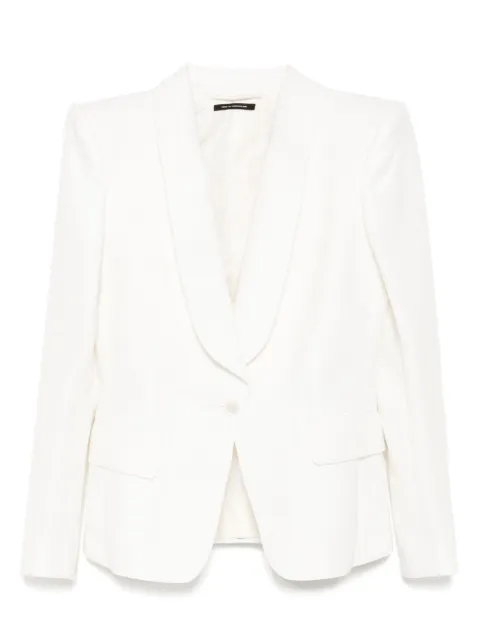 TOM FORD blazer con botones y solapas de esmoquin