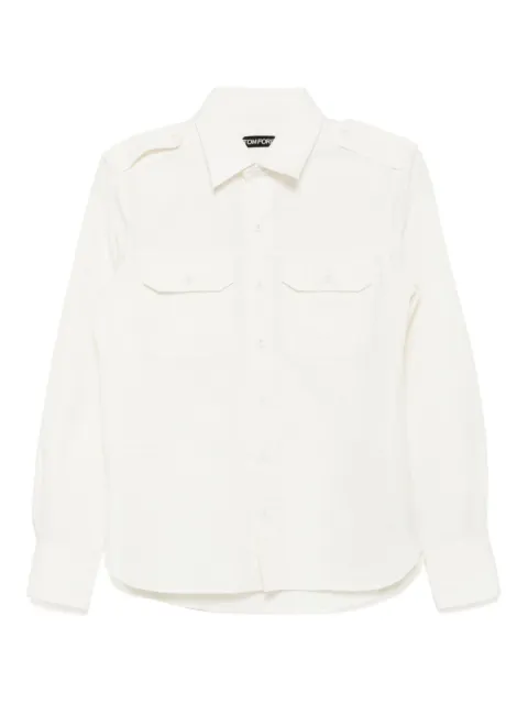 TOM FORD camisa de popelina