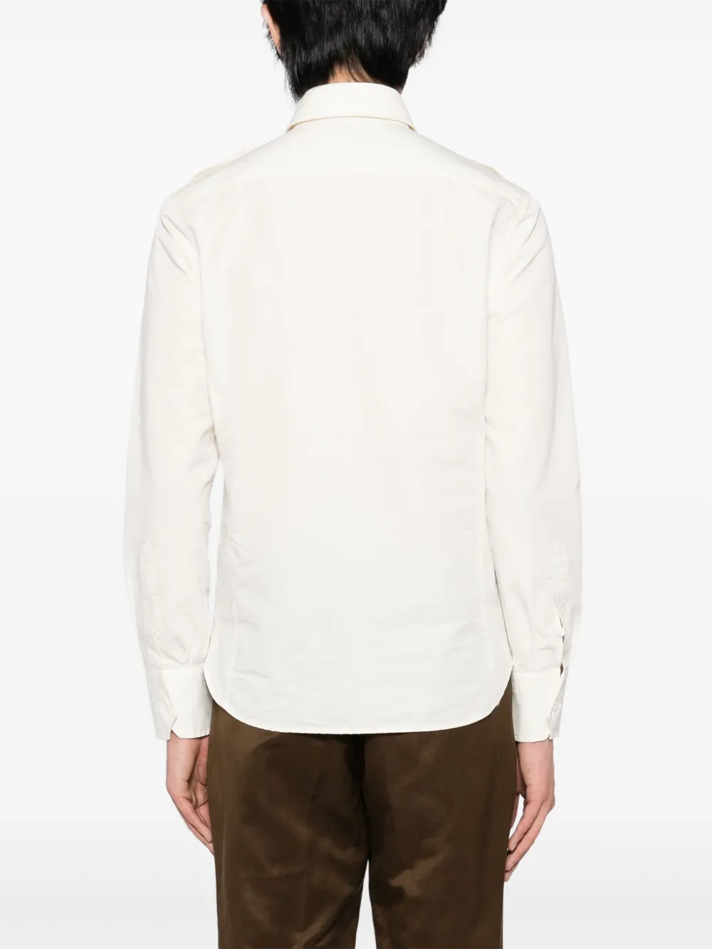 TOM FORD Popeline overhemd Beige