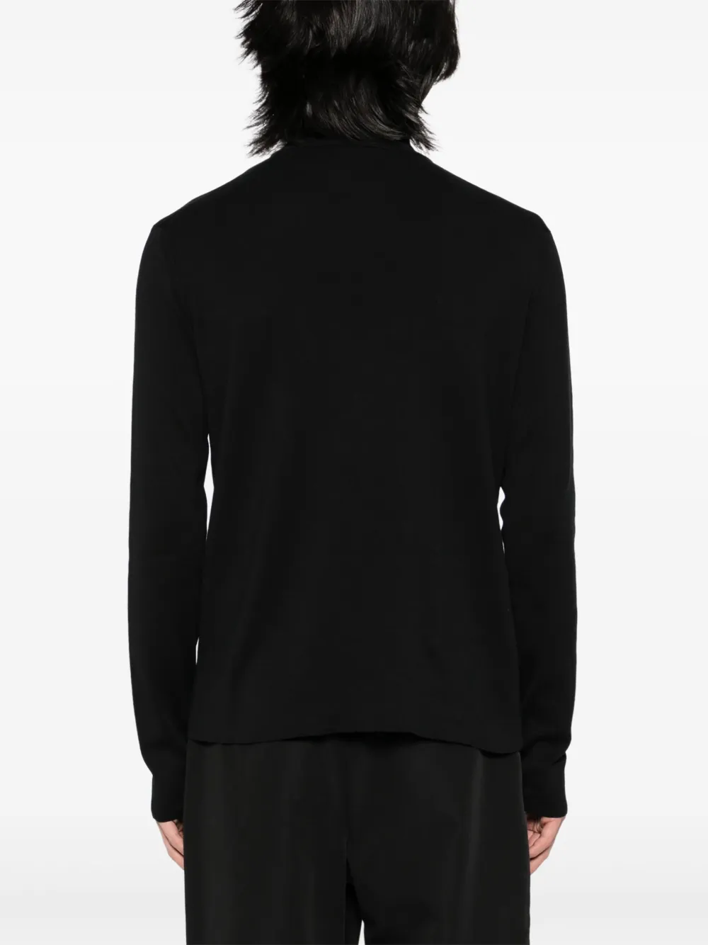 TOM FORD Top van katoen-jerseymix Zwart