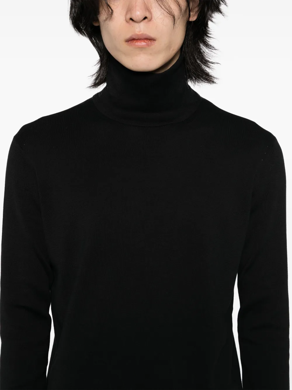 TOM FORD Top van katoen-jerseymix Zwart