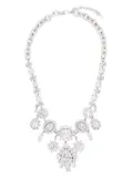 Rabanne crystal-embellished necklace - Silver