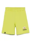 Barrow kids logo-print shorts - Green