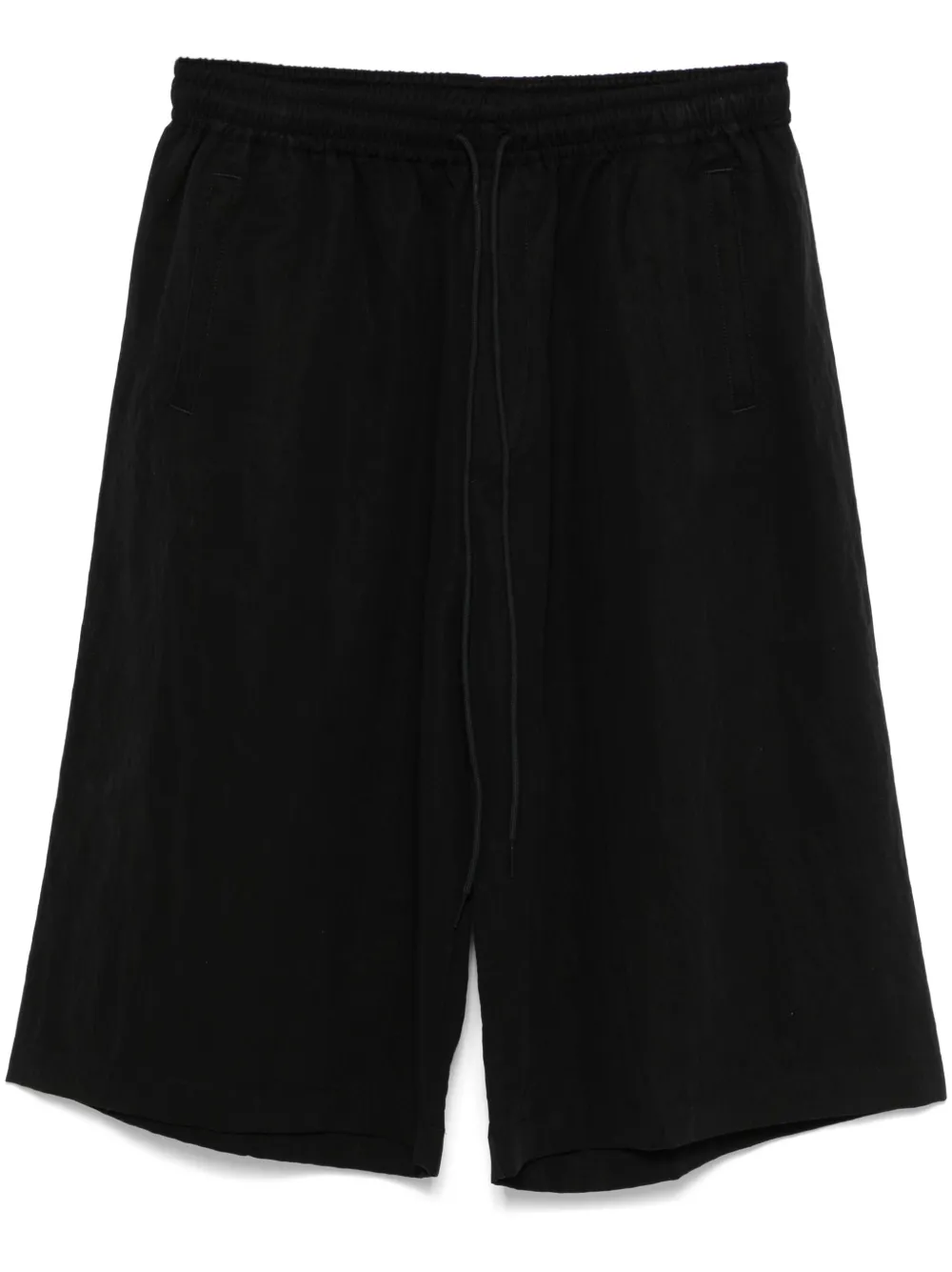 Y-3 Twill Shorts In Black