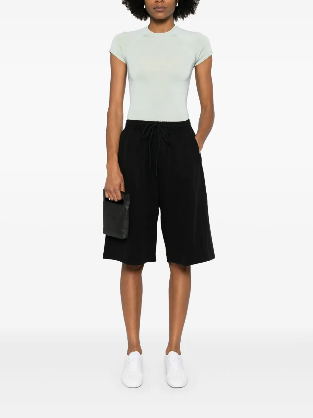 Y-3 Twill shorts - Zwart