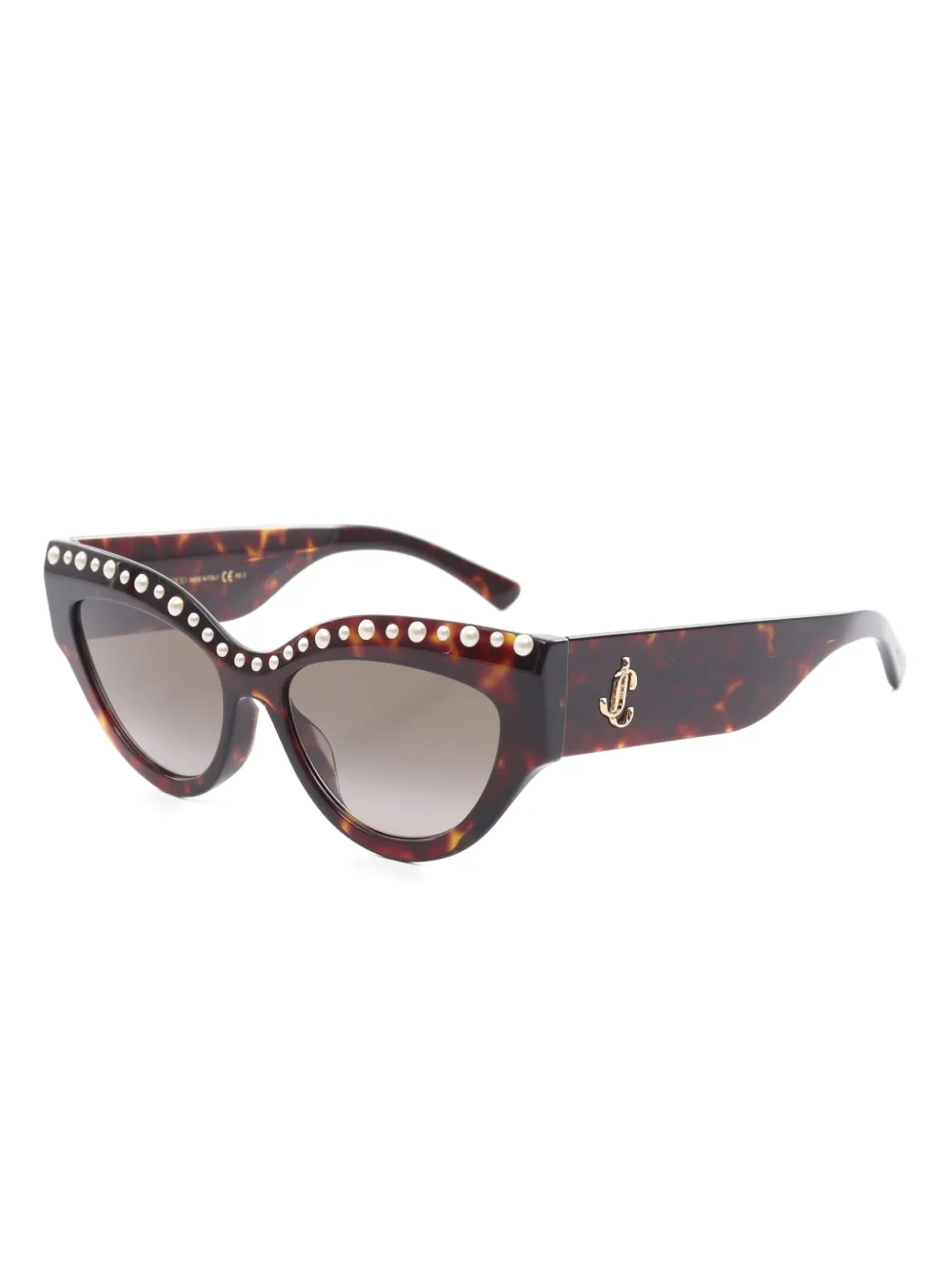 Jimmy Choo Pre-Owned 2020s cat-eye sunglasses - Bruin