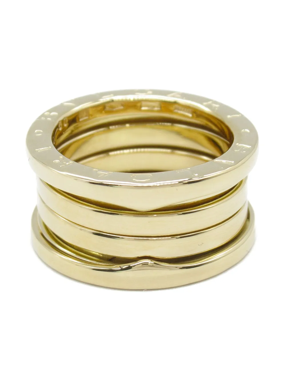 Bvlgari Pre-Owned 2010s 18K yellow gold B.zero1 ring - Goud