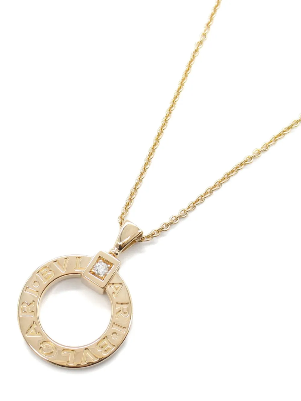 Bvlgari Pre-Owned 10s bulgari bulgari diamond necklace necklace K18PG (pink gold) diamond clear | Pre-Owned | Image 2
